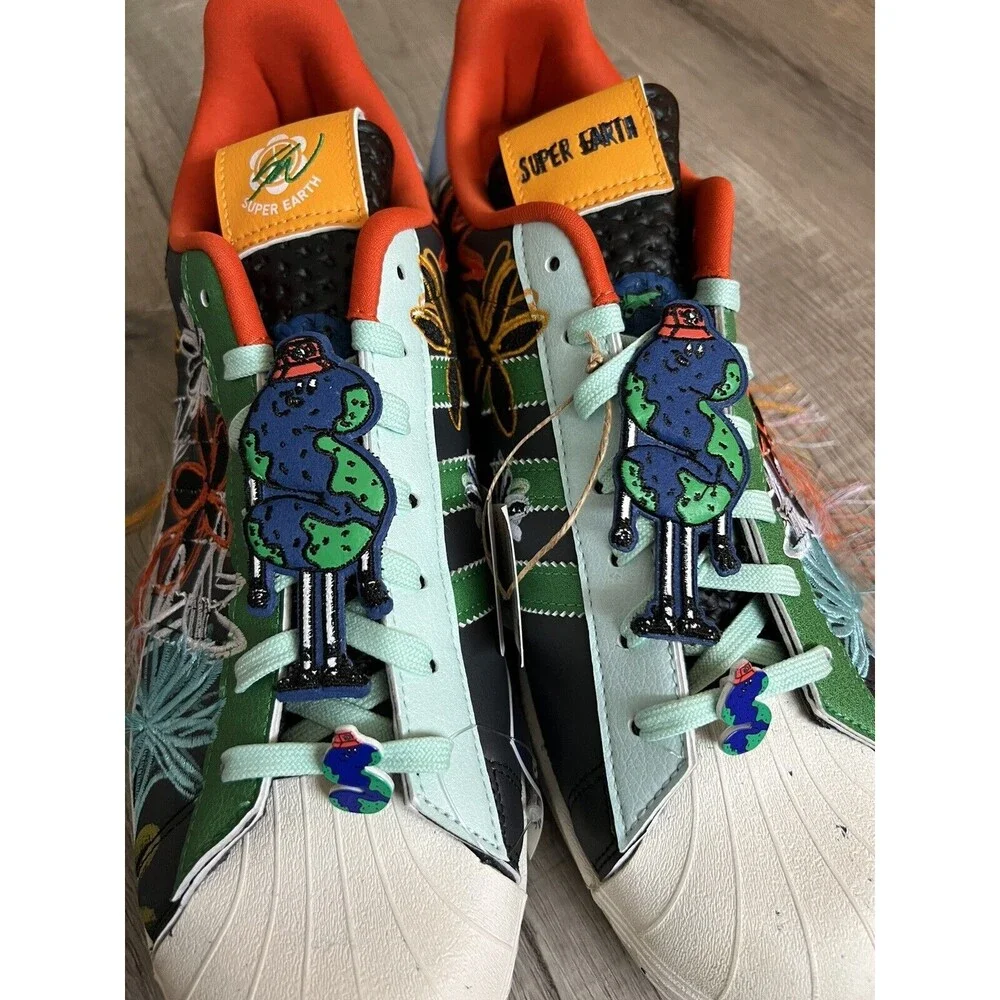 Adidas Superstar x Sean Wotherspoon Super Earth-Men’s Sz 12-NEW!! - Picture 4 of 11